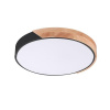 Rabalux 3528 LED stropné svietidlo Maple 1x24W | 1890lm | 4000K - čierna, drevo, biela
