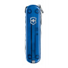 Victorinox 0.6463.T2 Nail Clip 580 multifunkčný nôž 65 mm, transparentná modrá, 8 funkcií