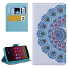 Peňaženkové puzdro National Style Flower na ALCATEL ONETOUCH 6045Y IDOL 3 (5.5)