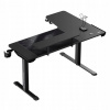 Herný stôl Ultradesk Winger, čierny, elektricky nastaviteľný (Herný stôl Ultradesk Winger Black, elektricky nastaviteľný)