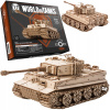 World Of Tanks Drevené Kocky Puzzle 3D Model - Tank Tiger M1 1417 dielikov