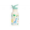 A Little Lovely Company – nerezová fľaša na pitie, 350 ml – džungľa