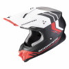 Moto prilba SCORPION VX-16 EVO AIR FUSION matná čierno/červená - Veľkosť 2XL