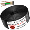 MAS-Premium Podzemný kábel Napájací kábel 35 m NYY-J 4x1,5 mm² Elektrický kábel