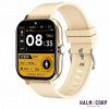 Fitness Smart hodinky, zlaté, možnosť volania (Štýlový dizajn, sledovanie zdravia a fitness, prijímanie hovorov. Ideálne pre moderný život. ⌚)