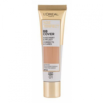 L'Oréal Paris Age Perfect BB Cover hydratační a krycí bb krém 30 ml odstín 01 Light Ivory