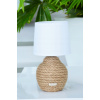 Lampáš, svietník - Nočná lampa BOHO biela lampa, jutová výplet 26h (Lampáš, svietník - Nočná lampa BOHO biela lampa, jutová výplet 26h)