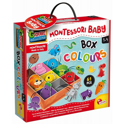 LISCIANIGIOCH - Montessori Baby Krabička - Farby