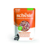 Výhodné balenie Schesir Complete Nutrition filety v želé 24 x 85 g - tuniak a kuracie s krevetami