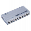 PremiumCord USB 2.0 HUB 4-portový s napájacím adaptérom 5V 2A (ku2hub4)