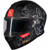 MT HELMETS STINGER 2 RAM F1 BLACK GREY MATT MOTOCYKLOVÁ PRILBA ČIERNA ŠEDÁ