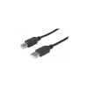 MANHATTAN Kabel USB 2.0 A-B propojovací 3m, černý 333382
