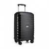 Kono K2093L Kufor spinner 55cm Čierny USB Polypropylén