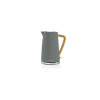 NEDIS rychlovarná konvice KAWK510EGY/ objem 1,7 l/ Soft-Touch/ 1850 - 2200 W/ nerezová ocel/ šedá (KAWK510EGY)