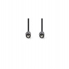 Nedis CAGB22000BK10 - Stereofonní Audio Kabel | 3,5mm Zástrčka - 3,5mm Zástrčka | 1 m | Černá barva (CAGB22000BK10)