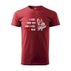 Sablio Tričko s potlačou I will find you and i will lick you - červené 2XL