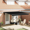zahrada-XL Zatemniteľná markíza Čierna 400 × 300 cm látka 3330596