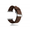 LAVVU LSXACS1 - Tmavo hnedý kožený remienok na hodinky Top Grain pre APPLE WATCH 38-40 mm