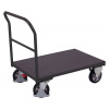 Variofit Plošinový vozík s madlom, Variofit, ložná pocha 102 x 70 cm, do 1 000 kg, modrá/antracit Farba: antracit RAL7016