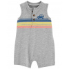 CARTER'S Overal letný Multi Stripes chlapec 9m