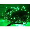 HIBRIGHT LED vianočné osvetlenie 20m reťaz so zeleným káblom, 300xLED, IP20, zelená