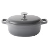 Pekáč - Berghoff Veľký šedý smaltový drahokam 27 cm (Pekáč - Berghoff Veľký šedý smaltový drahokam 27 cm)