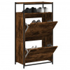 Botník kouřový dub 60 x 34 x 112 cm kompozitní dřevo Hnědá 840031