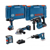 BOSCH Sada 18V AKU náradia GSB+GBH+GWS+GSA+GLI 0615A5007S