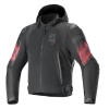 Bunda ZACA AIR VENOM WATERPROOF, ALPINESTARS (čierna/červená fluo, veľ. 3XL)