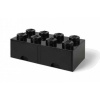 LEGO® úložný box so šuplíkmi 250x500x180mm čierny
