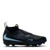Nike Nike Phantom 6 Academy High Juniors Firm Ground Football Boots Black/Black 4 (36.5)