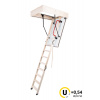 Podkrovné schody OMAN EI45 130X60 H280 FSC ohňovzdorné TSS30274