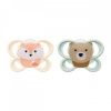 NUK Perfect Match Air Cumlík FOX/BEAR 0-2m (2ks box)