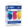kazeta BROTHER LC-1100 C/M/Y Pack MFC-6490CW/DCP-6690CW (3x 325 str.) (LC1100RBWBP)