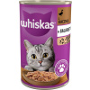 WHISKAS vlhké krmivo pre mačky s kačicou v želé, konzerva 400 g