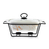 Keramický hrniec s pokrievkou a ohrievačom MODERN KITCHEN 1,4 l