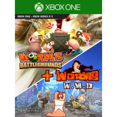 Team17 Digital Ltd Worms Battlegrounds + Worms W.M.D XONE Xbox Live Key 10000326414002