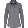 SST | Blouse Slim LSL, Dámska košeľa s dl. rukávom, sivá anthracite, 36