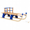 Vidaxl Skladacie s operadlom 119 cm drevo