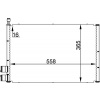 MAHLE Kondenzátor, klimatizace BEHR AC 298 000S
