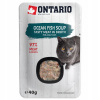 Ontario Mokré krmivo pre mačky Ocean Fish Rybí vývar 40g