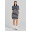 ŠATY GANT STRIPED SHIELD SS PIQUE POLO DRESS EVENING BLUE