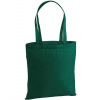 Westford Mill Nákupná bavlnená taška WM201 Bottle Green 38 x 42 cm