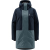 Dámská zateplená parka Haglöfs Salix Mimic Proof - tm.modrá/modrá Velikost: M
