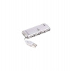PremiumCord USB 2.0 HUB 4-portový bez napájania (ku2hub4ws)