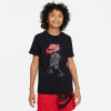 Nike Sportswear Jr T-shirt FD3985-010 (178686) Black/Green M (137-147)