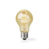 Smart LED žiarovka E27 4,9 W biela Nedis WIFILRT10A60 WiFi Tuya