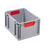 Euro prepravky classic-line B, záslepky červené, z PP, 400 x 300 x 220 mm, BJ = 8 ks