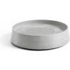 Ecopots Podmiska s kolieskami Oslo (bielo-sivá) - ∅ 37,20, výška 9,5 cm
