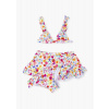 Dievčenské 3-dielne plavky Losan s kvietkami Veľkosť: 92